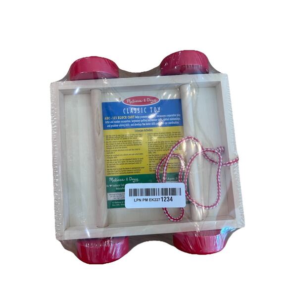 Melissa & Doug 1169 Classic ABC Block Cart New and Sealed - Picture 2 of 4